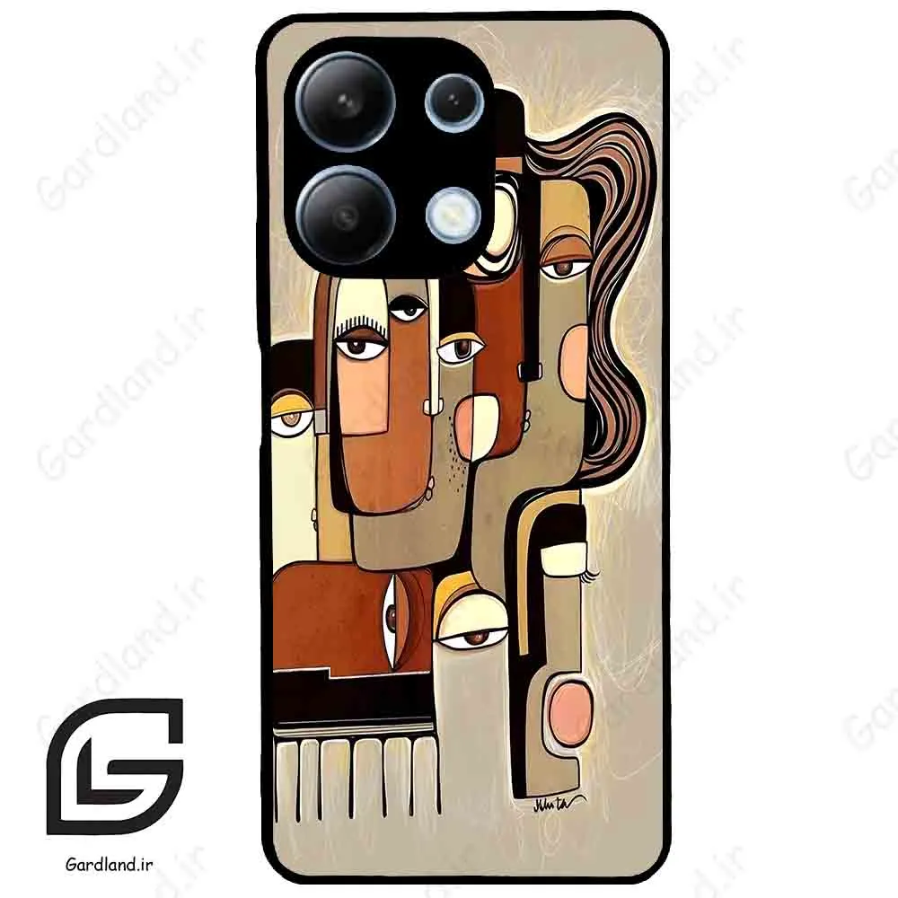 قاب گوشی شیائومی ردمی نوت 13 (Redmi Note 13 4g ) طرح خانومی کد 2334