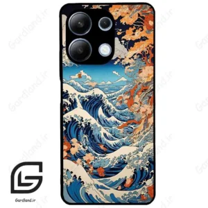 قاب گوشی شیائومی ردمی نوت 13 (Redmi Note 13 4g ) طرح موج کد 2418