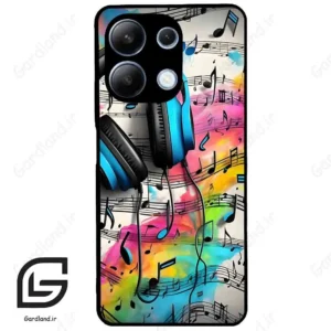 قاب گوشی شیائومی ردمی نوت 13 (Redmi Note 13 4g ) طرح موسیقی کد 2482