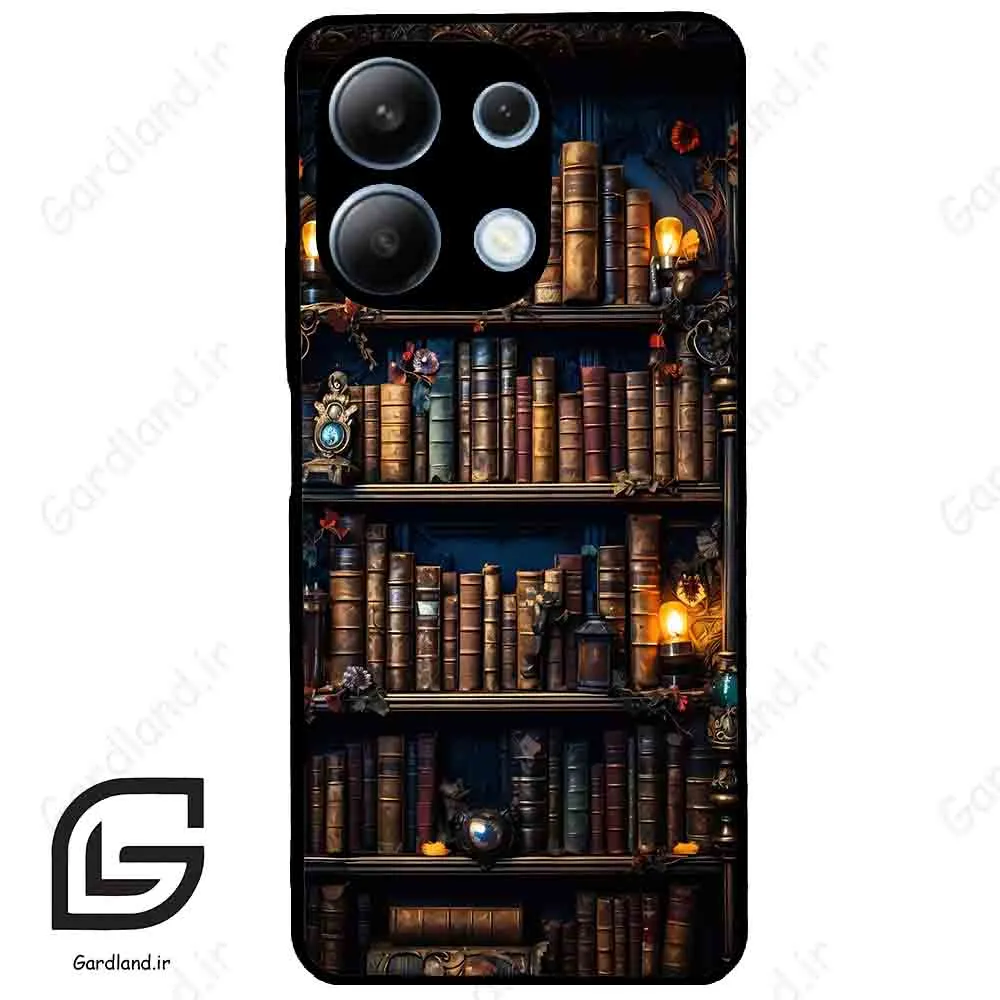 قاب گوشی شیائومی ردمی نوت 13 (Redmi Note 13 4g ) طرح کتابخانه کد 2541
