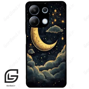 قاب گوشی شیائومی ردمی نوت 13 (Redmi Note 13 4g ) طرح ماه کد 2547