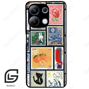 قاب گوشی شیائومی ردمی نوت 13 (Redmi Note 13 4g ) طرح تمبر کد 2603
