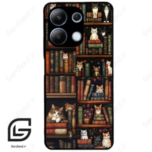 قاب گوشی شیائومی ردمی نوت 13 (Redmi Note 13 4g ) طرح کتابخانه کد 2675
