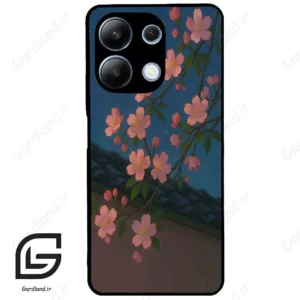 قاب گوشی شیائومی ردمی نوت 13 (Redmi Note 13 4g ) طرح شکوفه کد 2737