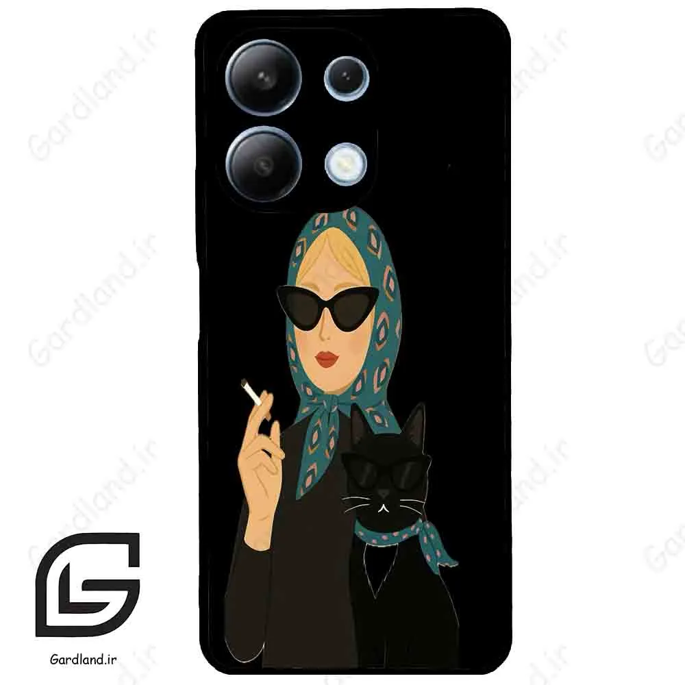 قاب گوشی شیائومی ردمی نوت 13 (Redmi Note 13 4g ) طرح خانومی کد 2810