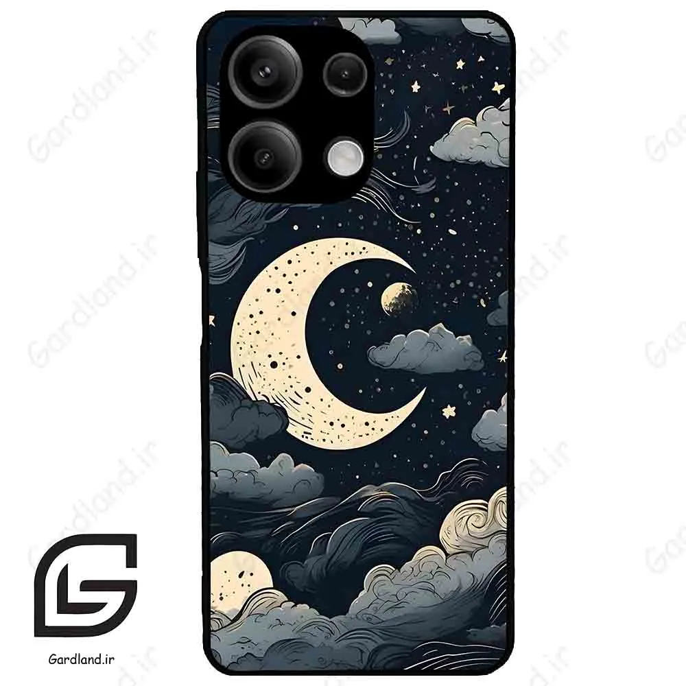 قاب گوشی شیائومی ردمی نوت 13 (Redmi Note 13 5g ) طرح ماه کد 2173