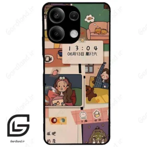 قاب گوشی شیائومی ردمی نوت 13 (Redmi Note 13 5g ) طرح دخترانه کد 2254