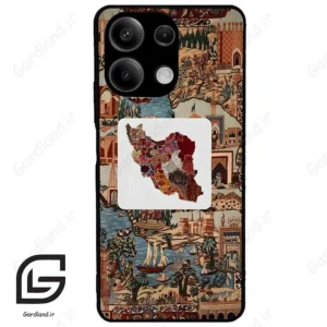 قاب گوشی شیائومی ردمی نوت 13 (Redmi Note 13 5g ) طرح نقشه ایران کد 2287