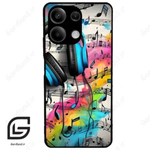 قاب گوشی شیائومی ردمی نوت 13 (Redmi Note 13 5g ) طرح موسیقی کد 2482