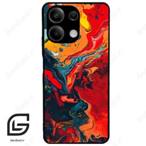 قاب گوشی شیائومی ردمی نوت 13 (Redmi Note 13 5g ) طرح ابرنگی کد 2490