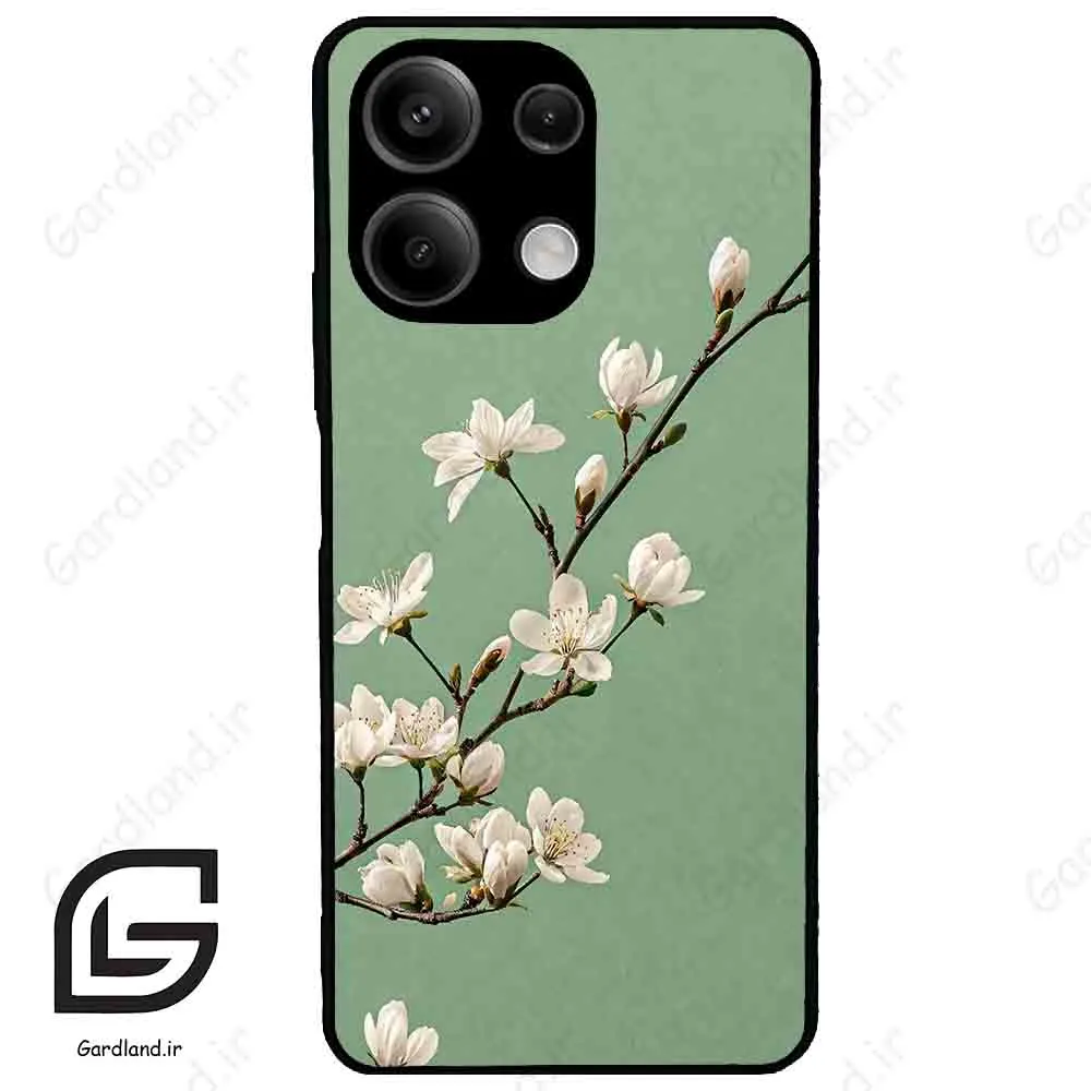 قاب گوشی شیائومی ردمی نوت 13 (Redmi Note 13 5g ) طرح شکوفه کد 2524