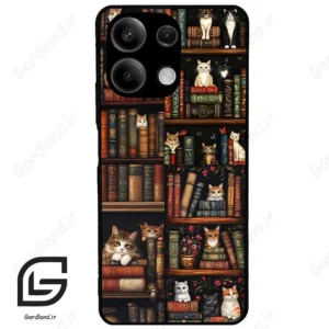 قاب گوشی شیائومی ردمی نوت 13 (Redmi Note 13 5g ) طرح کتابخانه کد 2675