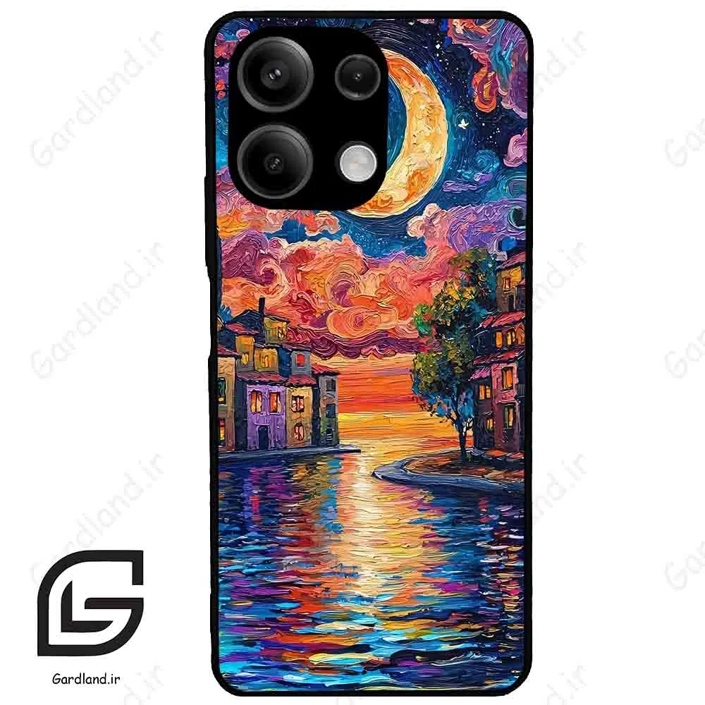 قاب گوشی شیائومی ردمی نوت 13 (Redmi Note 13 5g ) طرح ماه کد 2699