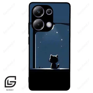 قاب گوشی شیائومی ردمی نوت 13 پرو (Redmi Note 13 Pro 4g ) طرح گربه کد 2098