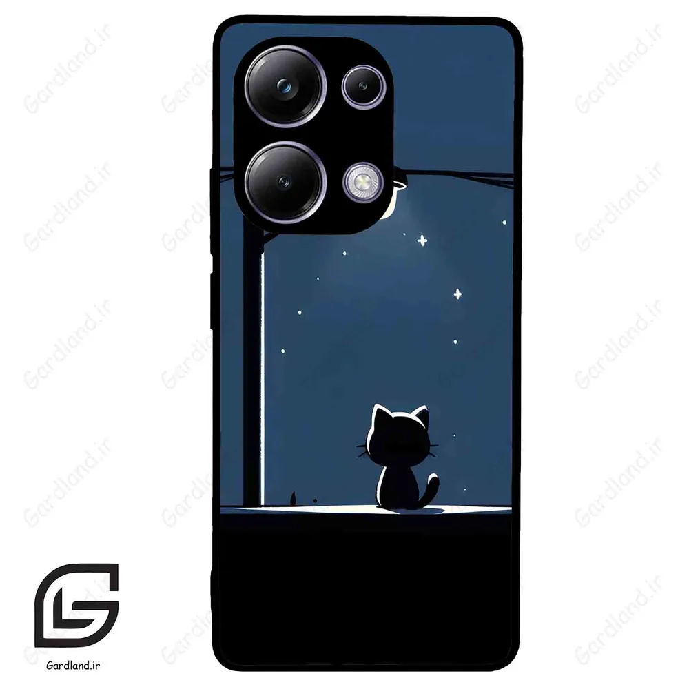 قاب گوشی شیائومی ردمی نوت 13 پرو (Redmi Note 13 Pro 4g ) طرح گربه کد 2098