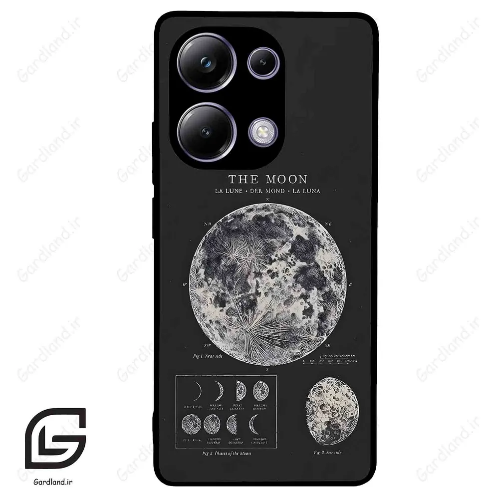 قاب گوشی شیائومی ردمی نوت 13 پرو (Redmi Note 13 Pro 4g ) طرح ماه کد 2175