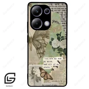 قاب گوشی شیائومی ردمی نوت 13 پرو (Redmi Note 13 Pro 4g ) طرح پروانه کد 2244