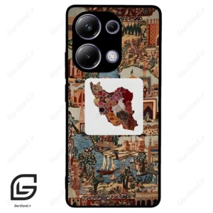 قاب گوشی شیائومی ردمی نوت 13 پرو (Redmi Note 13 Pro 4g ) طرح نقشه ایران کد 2287