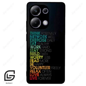 قاب گوشی شیائومی ردمی نوت 13 پرو (Redmi Note 13 Pro 4g ) طرح متن کد 2332