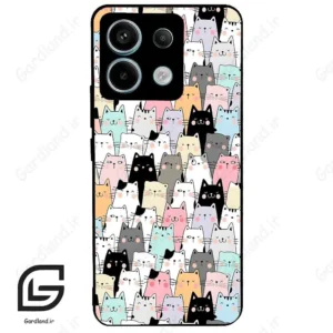 قاب گوشی شیائومی ردمی نوت 13 پرو (Redmi Note 13 Pro 5g ) طرح گربه کد 2019