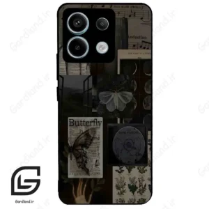 قاب گوشی شیائومی ردمی نوت 13 پرو (Redmi Note 13 Pro 5g ) طرح پروانه کد 2096