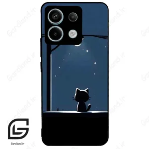 قاب گوشی شیائومی ردمی نوت 13 پرو (Redmi Note 13 Pro 5g ) طرح گربه کد 2098