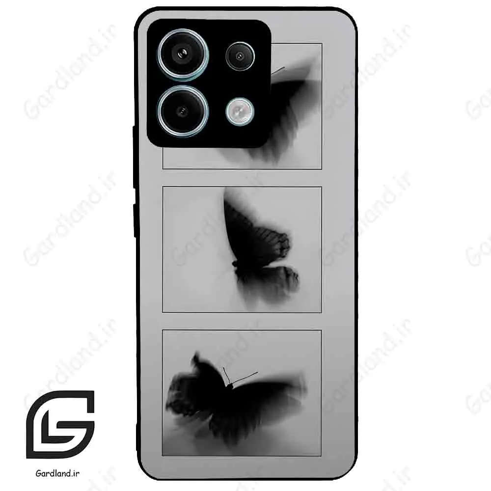 قاب گوشی شیائومی ردمی نوت 13 پرو (Redmi Note 13 Pro 5g ) طرح پروانه کد 2103