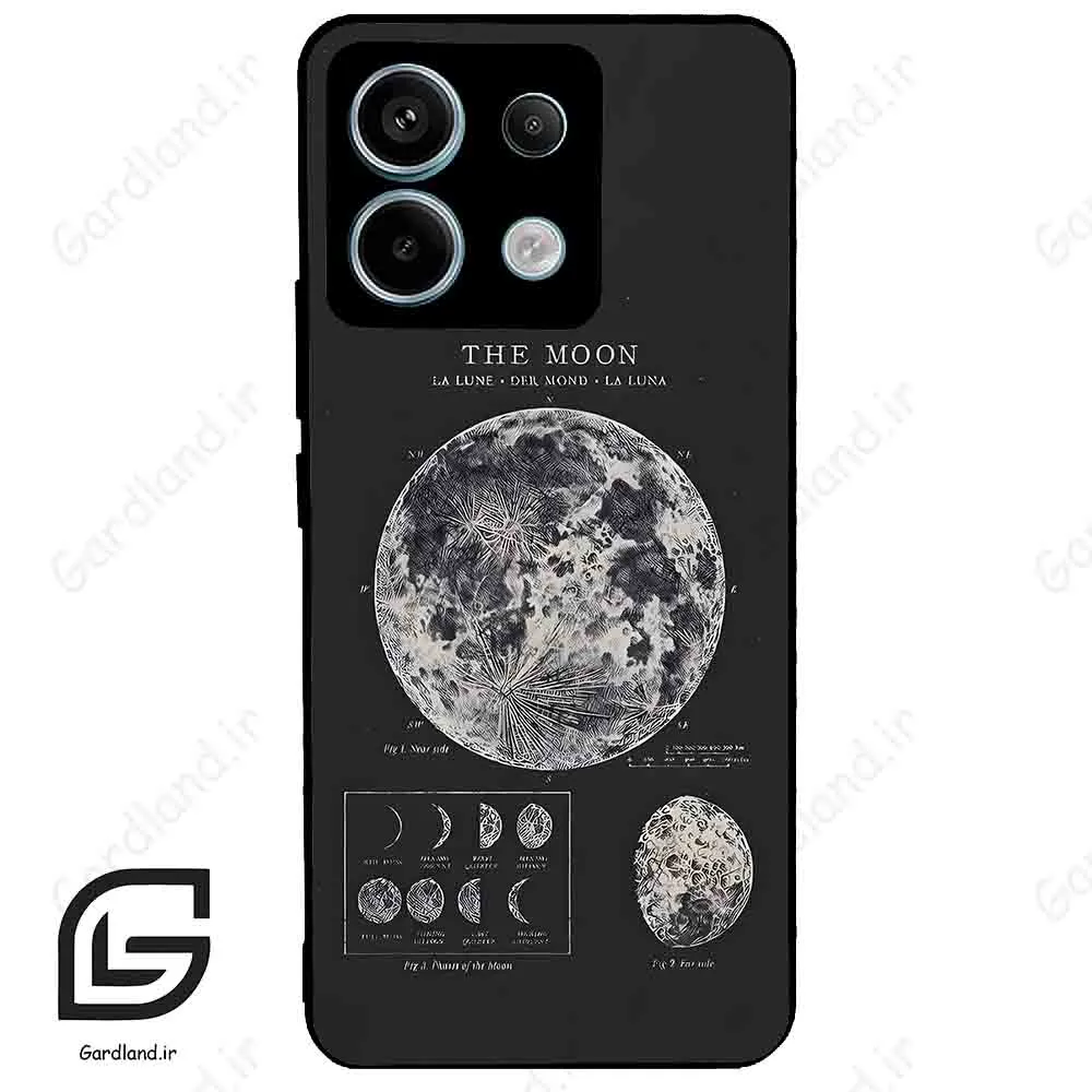قاب گوشی شیائومی ردمی نوت 13 پرو (Redmi Note 13 Pro 5g ) طرح ماه کد 2175