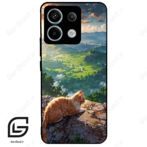 قاب گوشی شیائومی ردمی نوت 13 پرو (Redmi Note 13 Pro 5g ) طرح گربه کد 2203