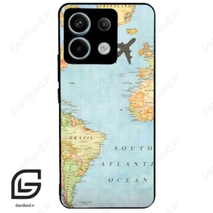 قاب گوشی شیائومی ردمی نوت 13 پرو (Redmi Note 13 Pro 5g ) طرح نقشه کد 2243