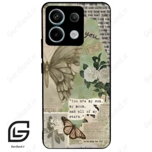 قاب گوشی شیائومی ردمی نوت 13 پرو (Redmi Note 13 Pro 5g ) طرح پروانه کد 2244