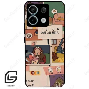 قاب گوشی شیائومی ردمی نوت 13 پرو (Redmi Note 13 Pro 5g ) طرح دخترانه کد 2254