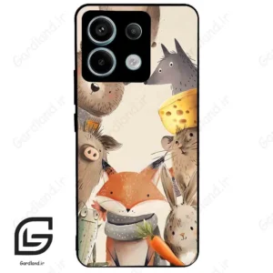 قاب گوشی شیائومی ردمی نوت 13 پرو (Redmi Note 13 Pro 5g ) طرح حیوانات کد 2338