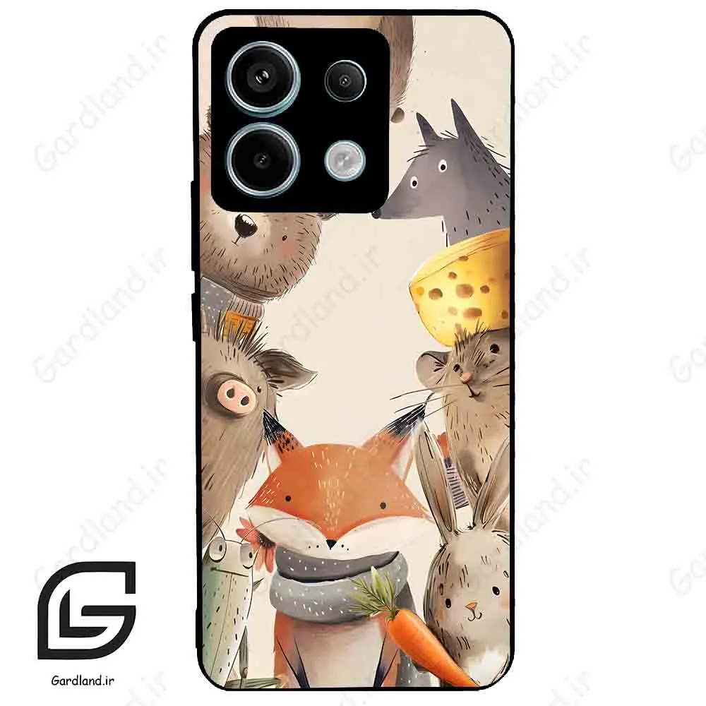 قاب گوشی شیائومی ردمی نوت 13 پرو (Redmi Note 13 Pro 5g ) طرح حیوانات کد 2338