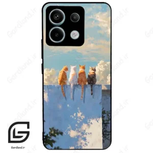 قاب گوشی شیائومی ردمی نوت 13 پرو (Redmi Note 13 Pro 5g ) طرح گربه کد 2367