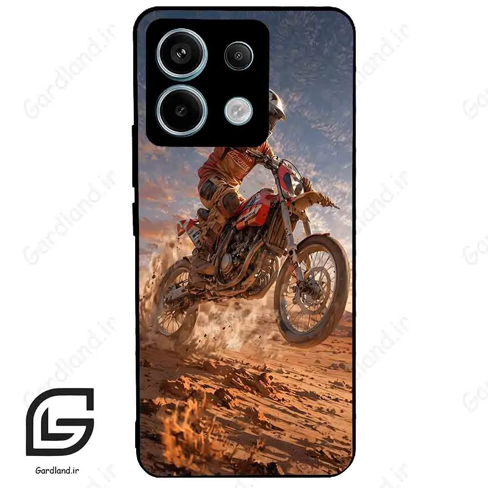 قاب گوشی شیائومی ردمی نوت 13 پرو (Redmi Note 13 Pro 5g ) طرح موتورسوار کد 2370