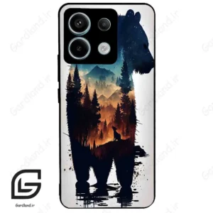 قاب گوشی شیائومی ردمی نوت 13 پرو (Redmi Note 13 Pro 5g ) طرح خرس کد 2449