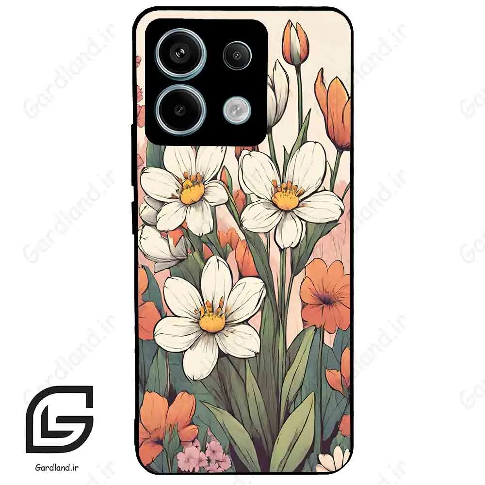 قاب گوشی شیائومی ردمی نوت 13 پرو (Redmi Note 13 Pro 5g ) طرح گل کد 2475