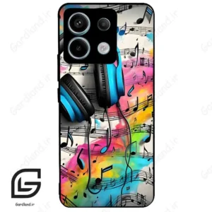 قاب گوشی شیائومی ردمی نوت 13 پرو (Redmi Note 13 Pro 5g ) طرح موسیقی کد 2482