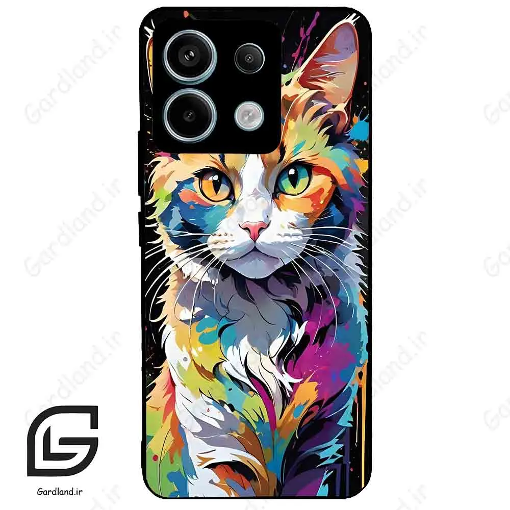 قاب گوشی شیائومی ردمی نوت 13 پرو (Redmi Note 13 Pro 5g ) طرح گربه کد 2483