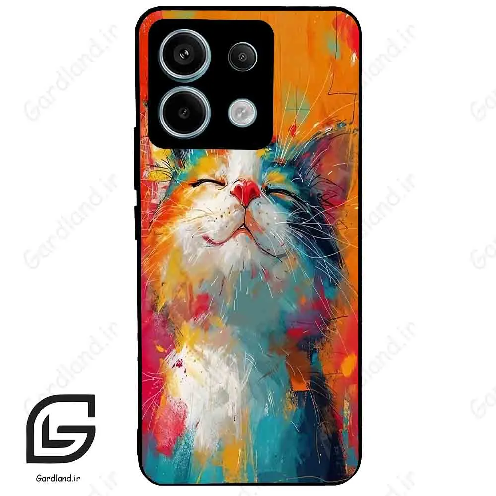 قاب گوشی شیائومی ردمی نوت 13 پرو (Redmi Note 13 Pro 5g ) طرح گربه کد 2489