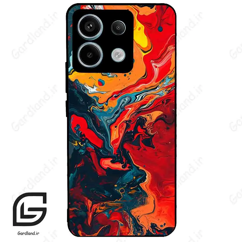 قاب گوشی شیائومی ردمی نوت 13 پرو (Redmi Note 13 Pro 5g ) طرح ابرنگی کد 2490
