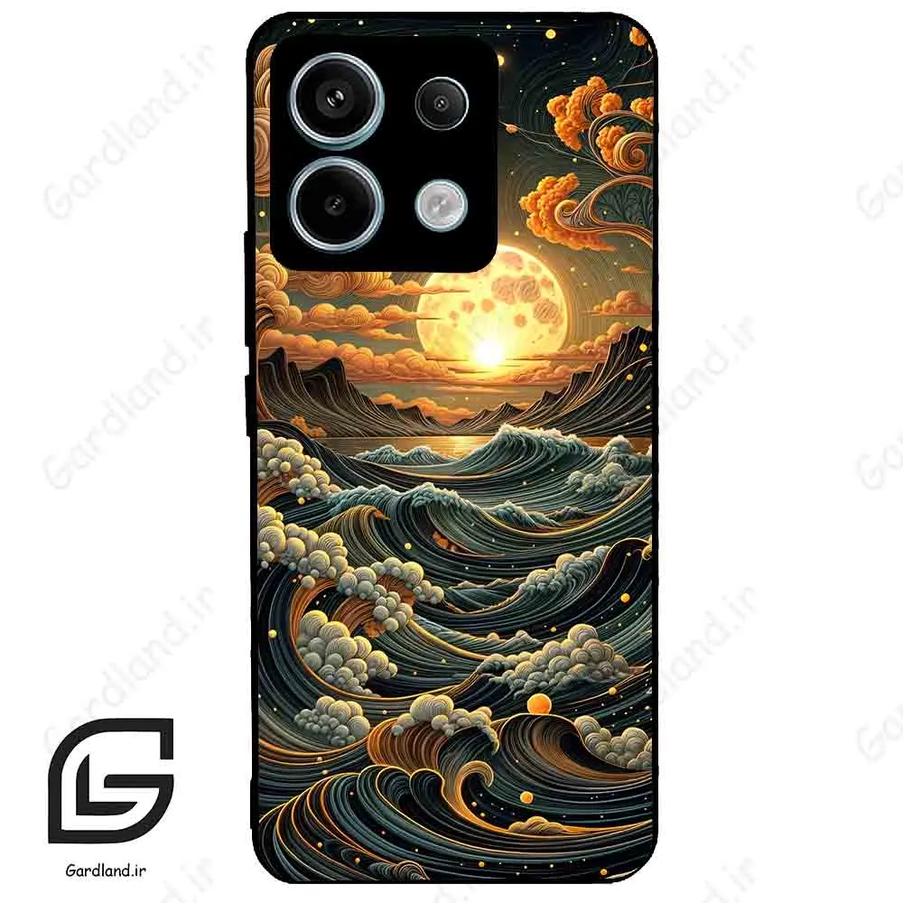 قاب گوشی شیائومی ردمی نوت 13 پرو (Redmi Note 13 Pro 5g ) طرح غروب کد 2505