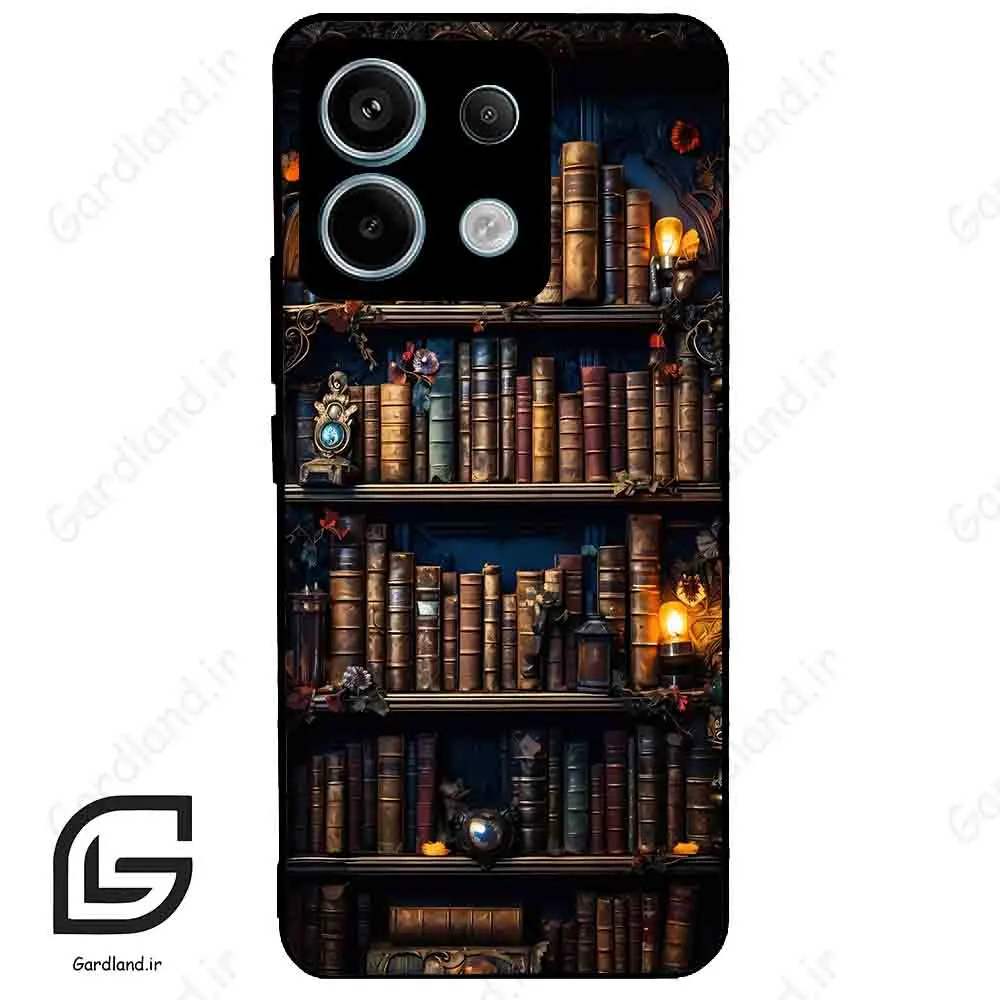 قاب گوشی شیائومی ردمی نوت 13 پرو (Redmi Note 13 Pro 5g ) طرح کتابخانه کد 2541