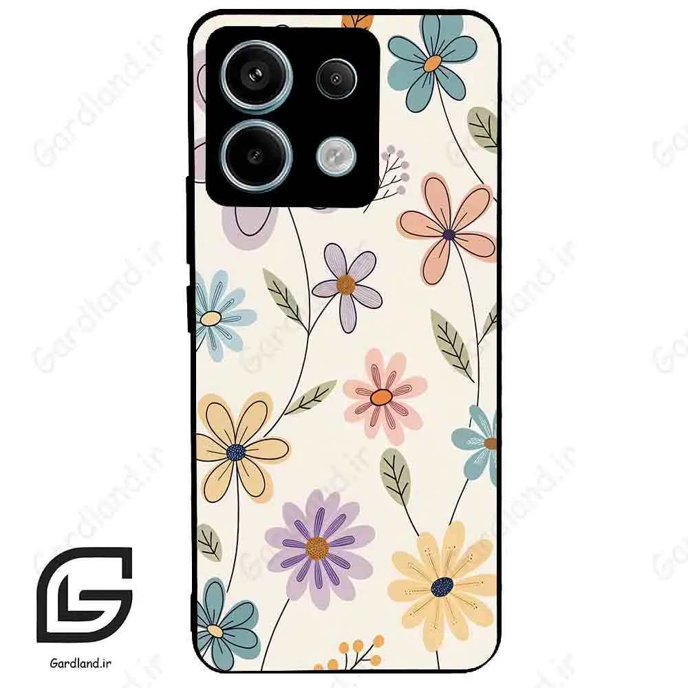 قاب گوشی شیائومی ردمی نوت 13 پرو (Redmi Note 13 Pro 5g ) طرح گل کد 2587