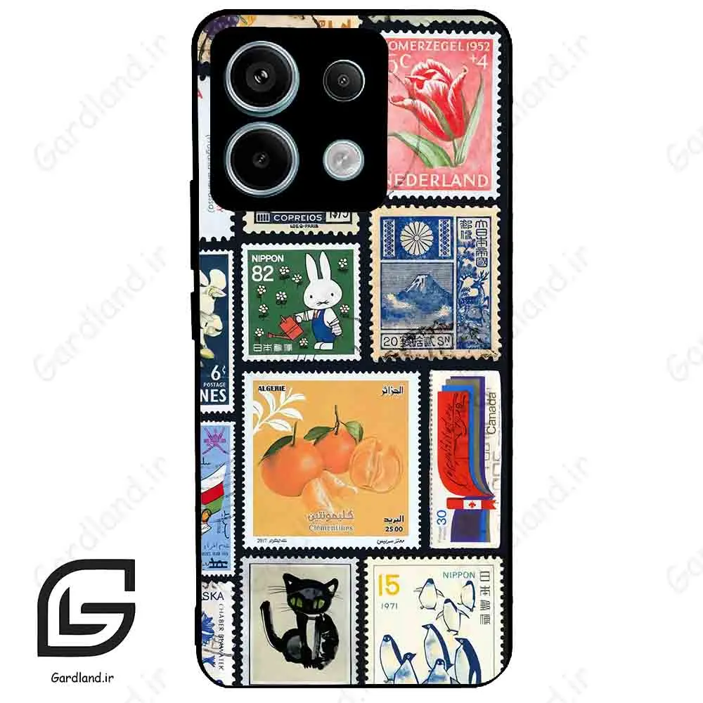 قاب گوشی شیائومی ردمی نوت 13 پرو (Redmi Note 13 Pro 5g ) طرح تمبر کد 2603
