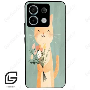 قاب گوشی شیائومی ردمی نوت 13 پرو (Redmi Note 13 Pro 5g ) طرح گربه کد 2619