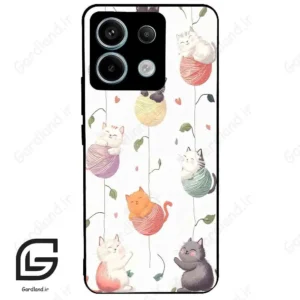 قاب گوشی شیائومی ردمی نوت 13 پرو (Redmi Note 13 Pro 5g ) طرح گربه کد 2633