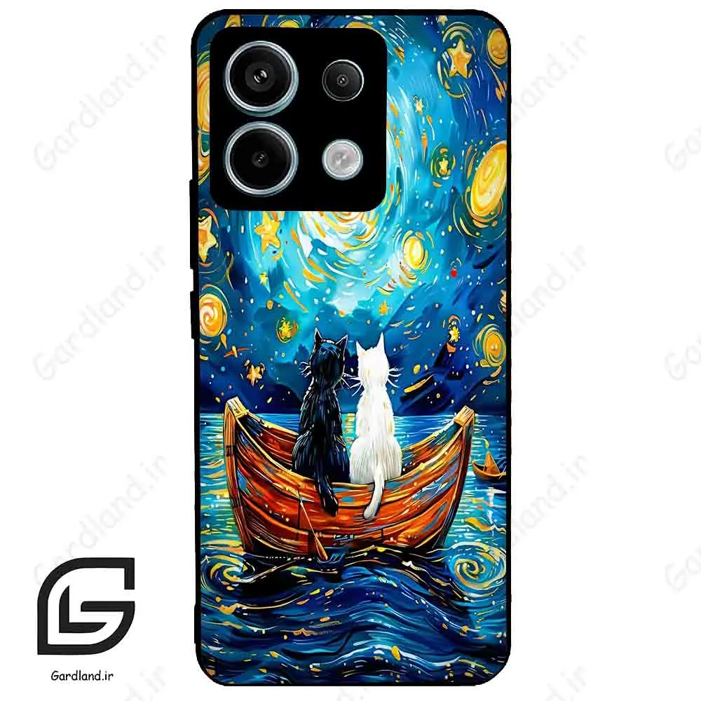 قاب گوشی شیائومی ردمی نوت 13 پرو (Redmi Note 13 Pro 5g ) طرح گربه کد 2727