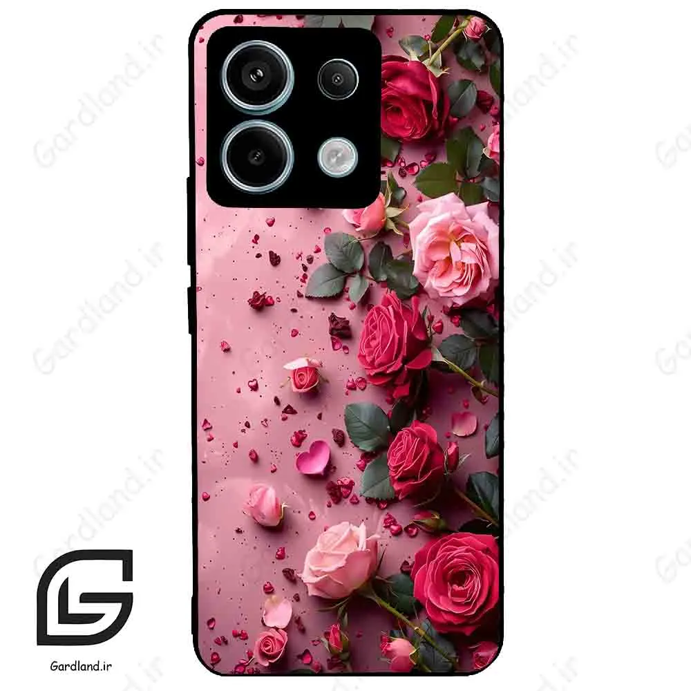 قاب گوشی شیائومی ردمی نوت 13 پرو (Redmi Note 13 Pro 5g ) طرح رز کد 2744
